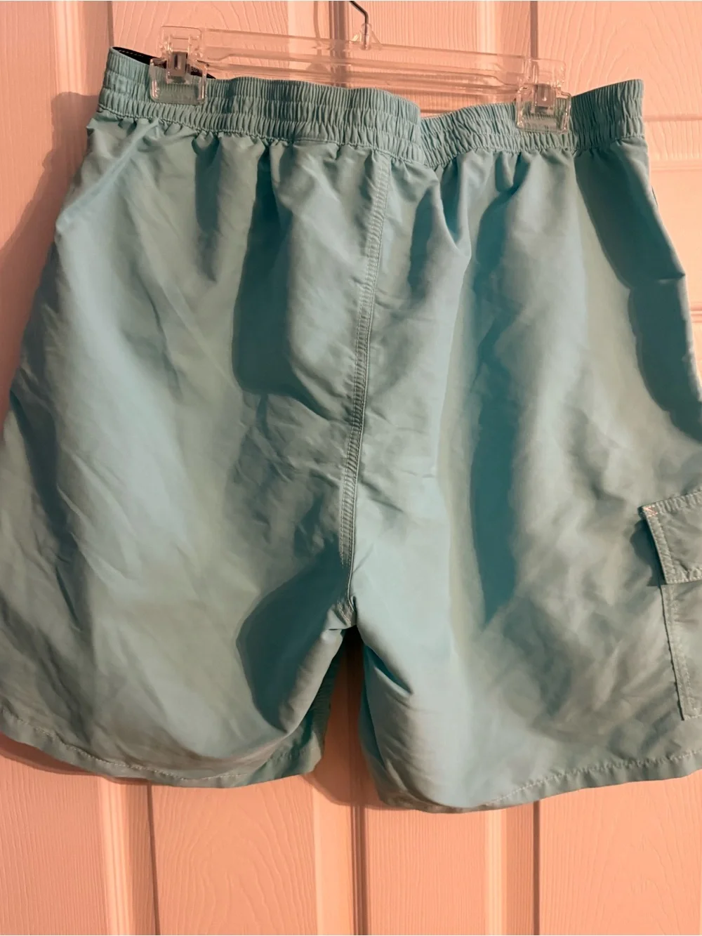 Polo Ralph Lauren Men’s Swim Trunks XL Aqua Blue Cargo Board Shorts